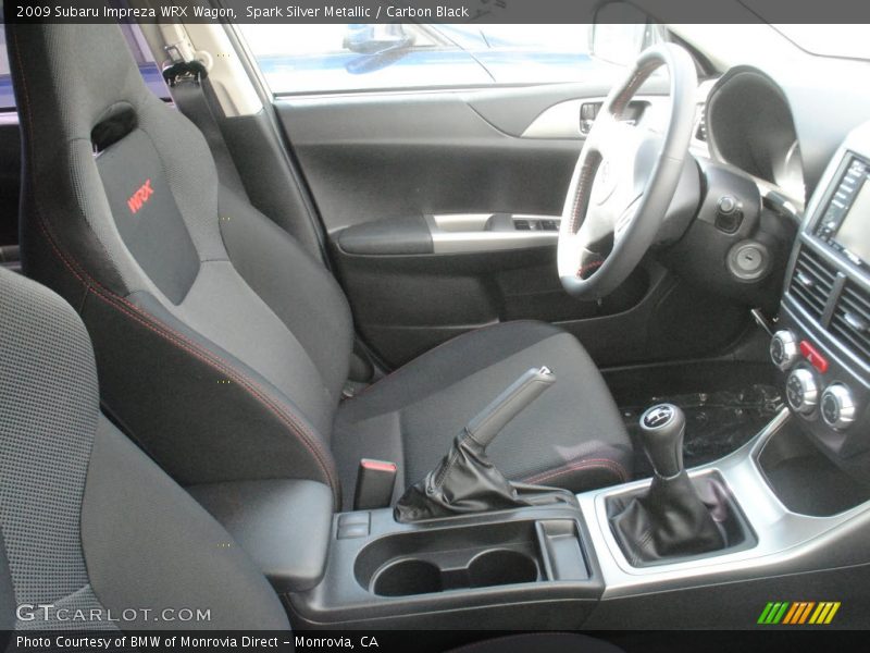 Spark Silver Metallic / Carbon Black 2009 Subaru Impreza WRX Wagon