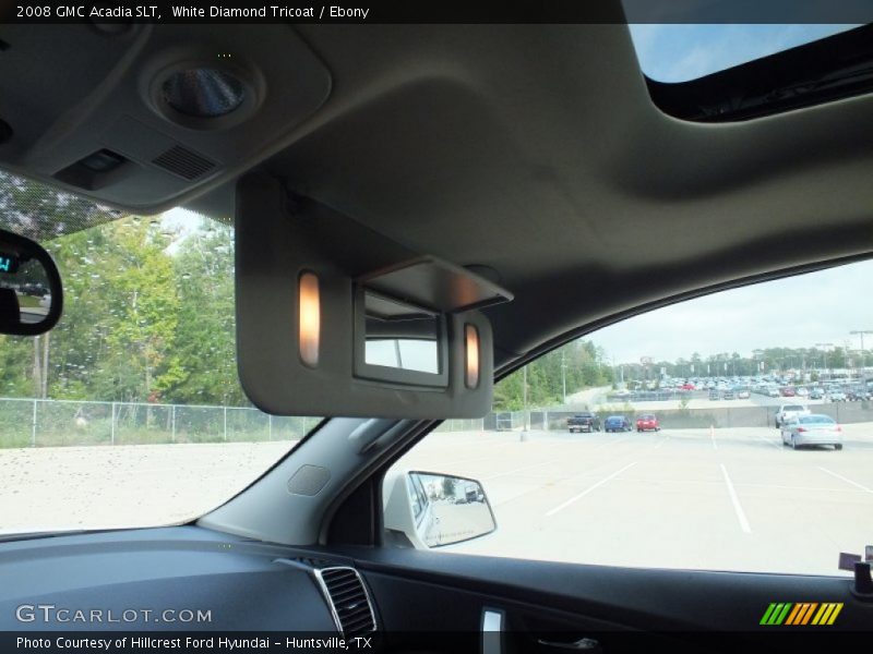 White Diamond Tricoat / Ebony 2008 GMC Acadia SLT