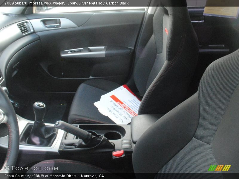 Spark Silver Metallic / Carbon Black 2009 Subaru Impreza WRX Wagon