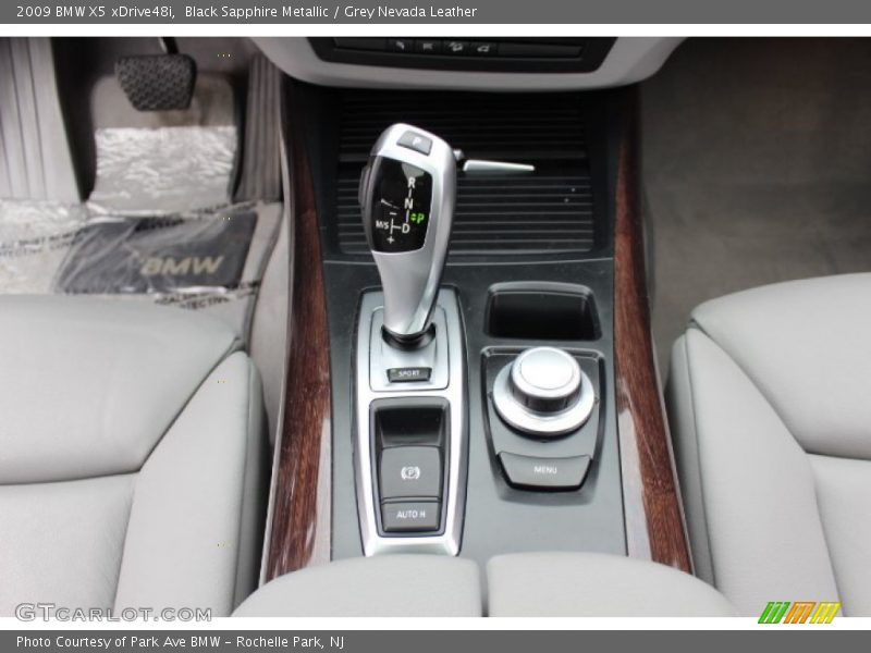 Black Sapphire Metallic / Grey Nevada Leather 2009 BMW X5 xDrive48i