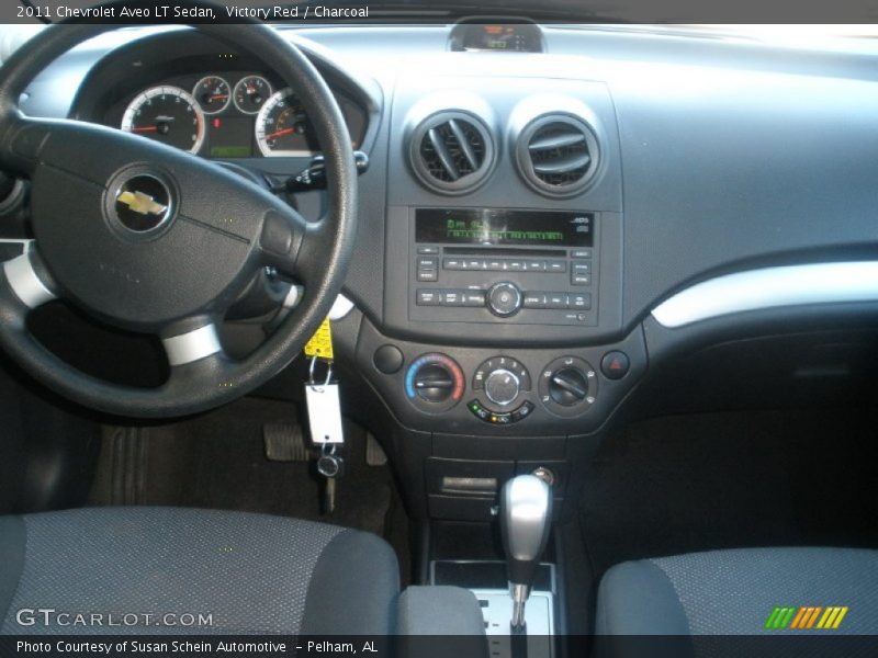 Victory Red / Charcoal 2011 Chevrolet Aveo LT Sedan