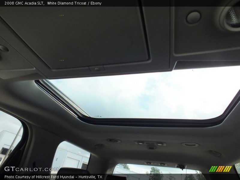 White Diamond Tricoat / Ebony 2008 GMC Acadia SLT