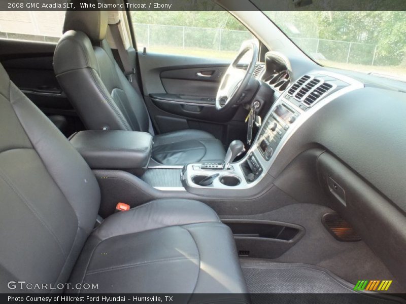 White Diamond Tricoat / Ebony 2008 GMC Acadia SLT