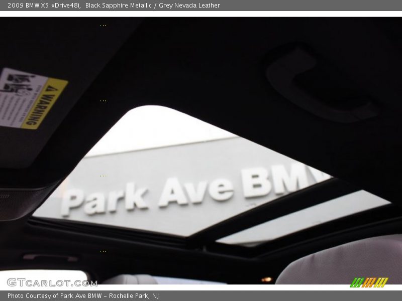 Black Sapphire Metallic / Grey Nevada Leather 2009 BMW X5 xDrive48i