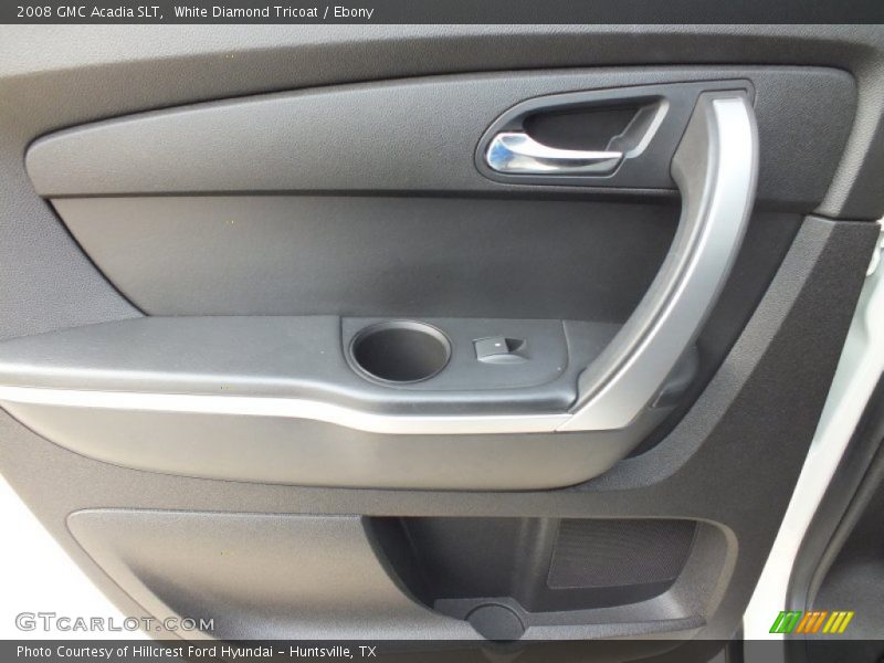White Diamond Tricoat / Ebony 2008 GMC Acadia SLT