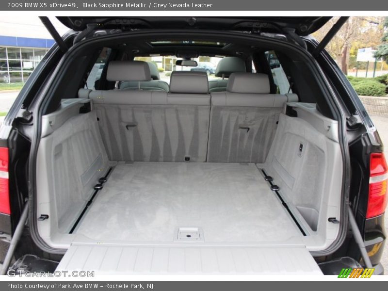 Black Sapphire Metallic / Grey Nevada Leather 2009 BMW X5 xDrive48i