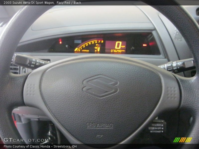 Racy Red / Black 2003 Suzuki Aerio SX Sport Wagon