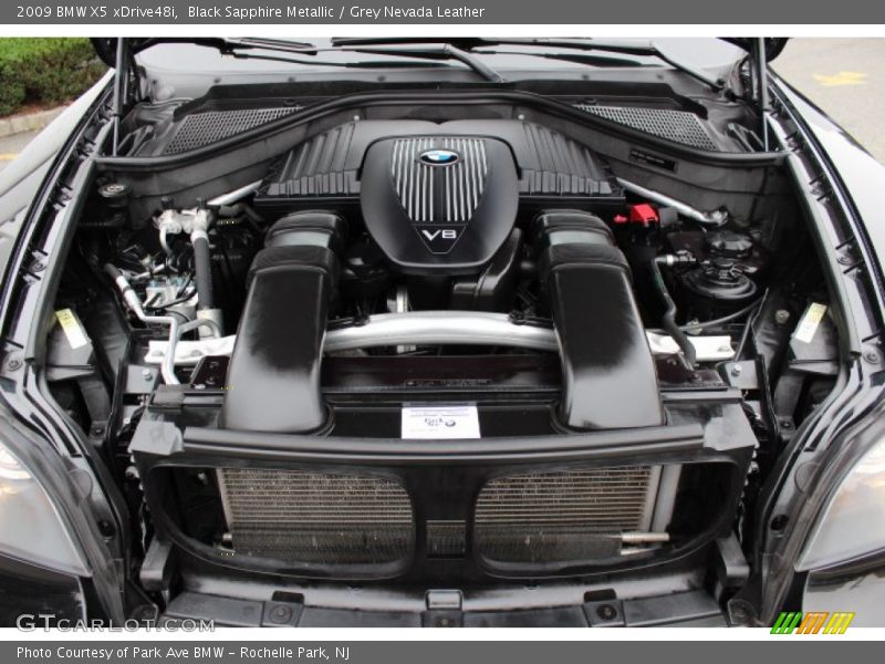 Black Sapphire Metallic / Grey Nevada Leather 2009 BMW X5 xDrive48i