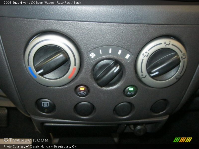 Controls of 2003 Aerio SX Sport Wagon