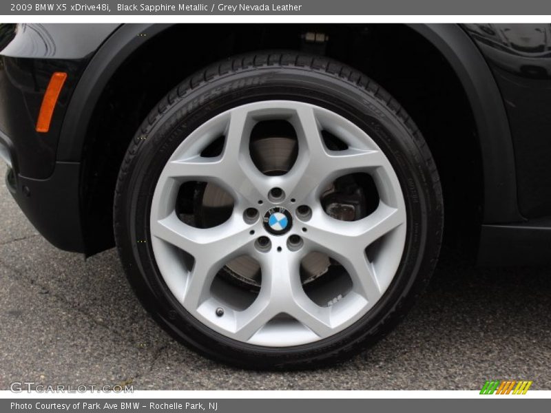 Black Sapphire Metallic / Grey Nevada Leather 2009 BMW X5 xDrive48i