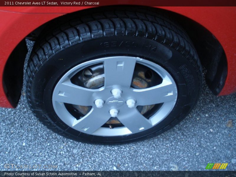 Victory Red / Charcoal 2011 Chevrolet Aveo LT Sedan