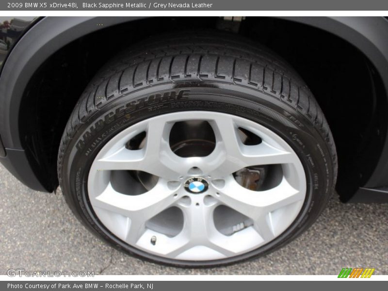 Black Sapphire Metallic / Grey Nevada Leather 2009 BMW X5 xDrive48i