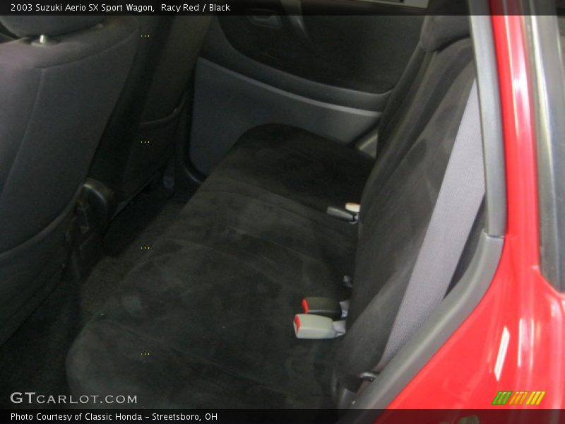 Racy Red / Black 2003 Suzuki Aerio SX Sport Wagon