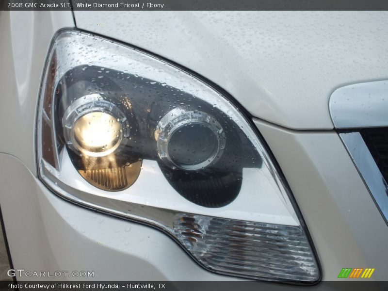 White Diamond Tricoat / Ebony 2008 GMC Acadia SLT