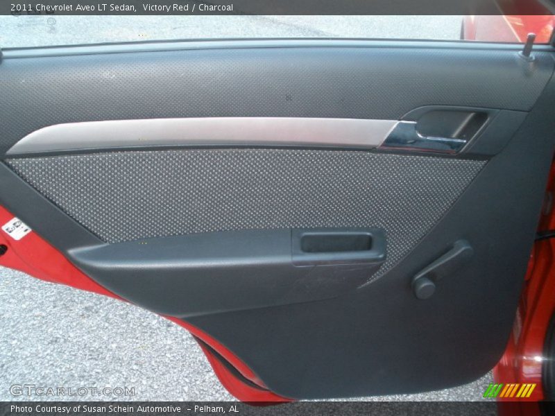 Victory Red / Charcoal 2011 Chevrolet Aveo LT Sedan