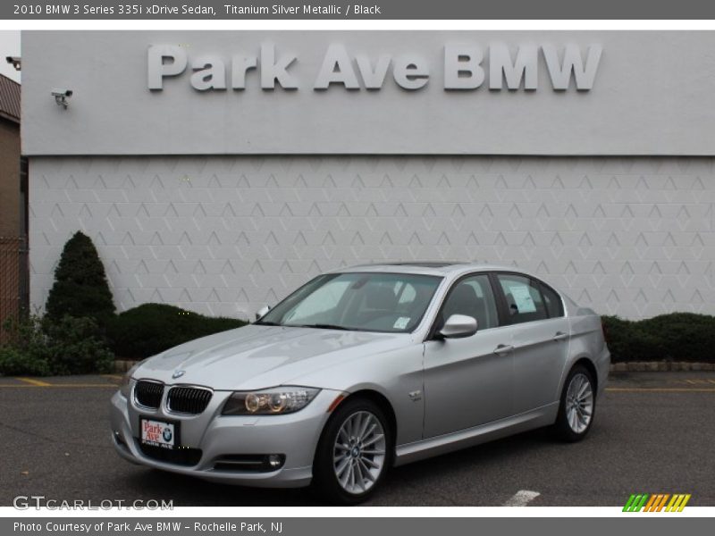 Titanium Silver Metallic / Black 2010 BMW 3 Series 335i xDrive Sedan