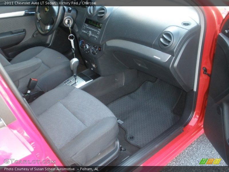 Victory Red / Charcoal 2011 Chevrolet Aveo LT Sedan