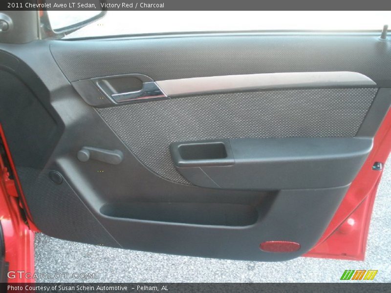 Victory Red / Charcoal 2011 Chevrolet Aveo LT Sedan