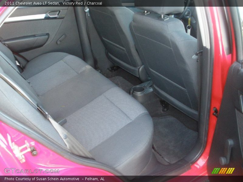 Victory Red / Charcoal 2011 Chevrolet Aveo LT Sedan
