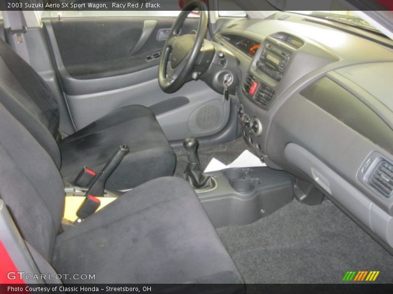 Racy Red / Black 2003 Suzuki Aerio SX Sport Wagon