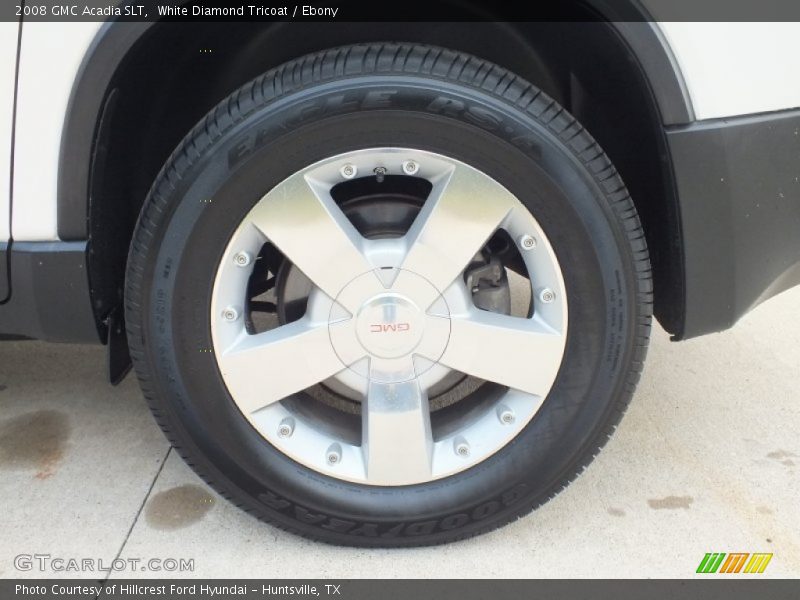 White Diamond Tricoat / Ebony 2008 GMC Acadia SLT