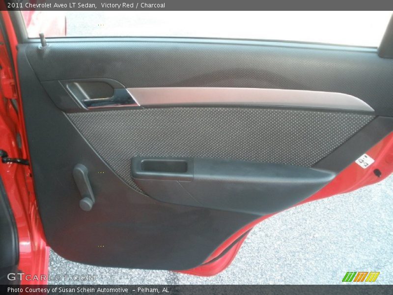 Victory Red / Charcoal 2011 Chevrolet Aveo LT Sedan