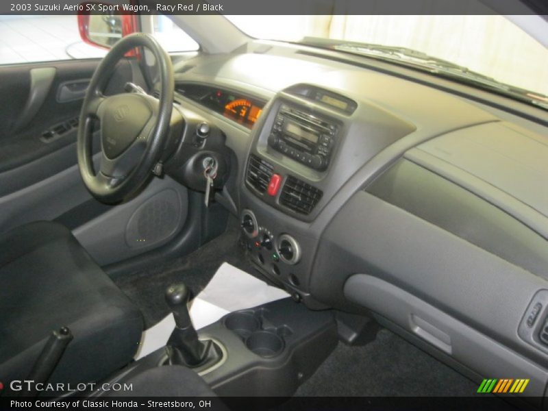 Racy Red / Black 2003 Suzuki Aerio SX Sport Wagon
