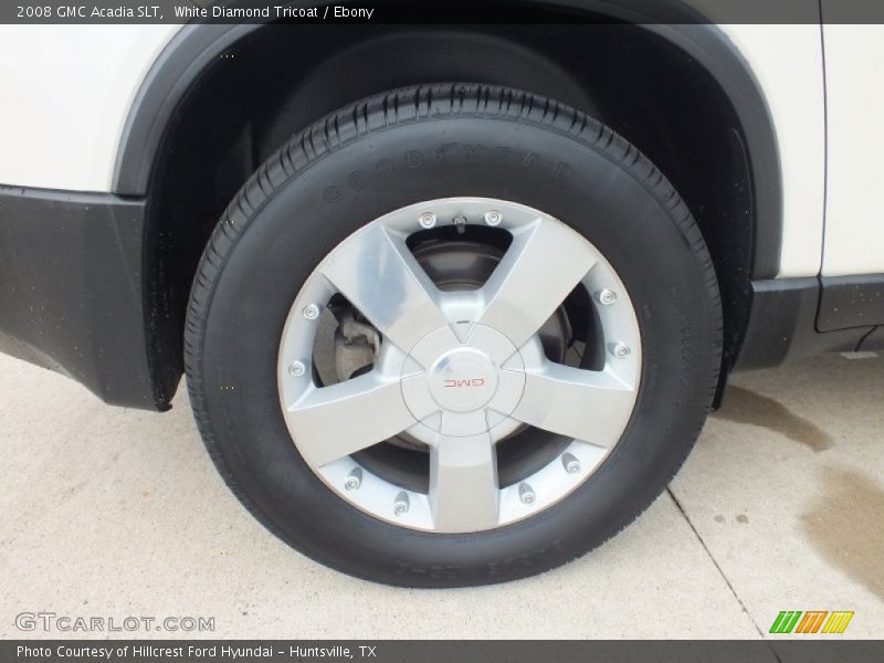 White Diamond Tricoat / Ebony 2008 GMC Acadia SLT