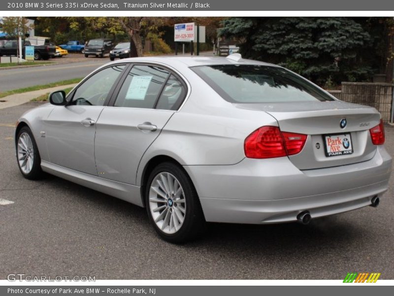 Titanium Silver Metallic / Black 2010 BMW 3 Series 335i xDrive Sedan