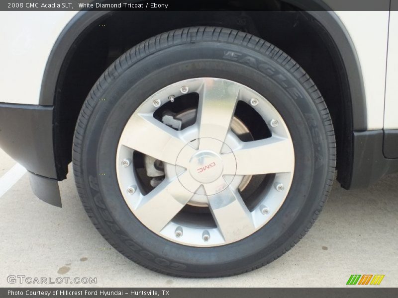 White Diamond Tricoat / Ebony 2008 GMC Acadia SLT