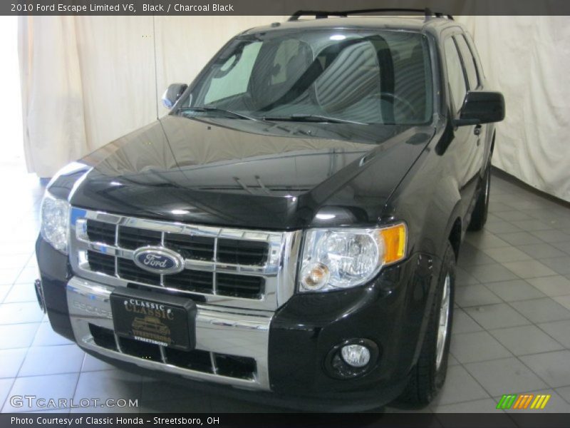 Black / Charcoal Black 2010 Ford Escape Limited V6