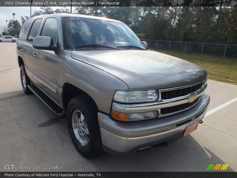 Light Pewter Metallic / Tan/Neutral 2002 Chevrolet Tahoe LT 4x4