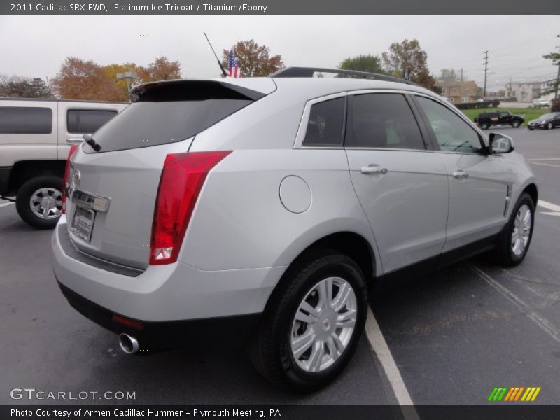 Platinum Ice Tricoat / Titanium/Ebony 2011 Cadillac SRX FWD