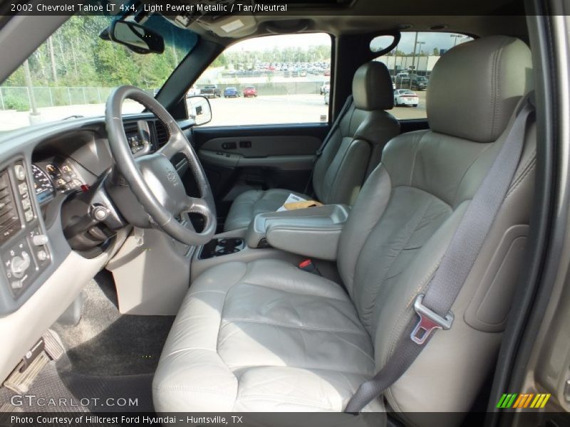 Light Pewter Metallic / Tan/Neutral 2002 Chevrolet Tahoe LT 4x4