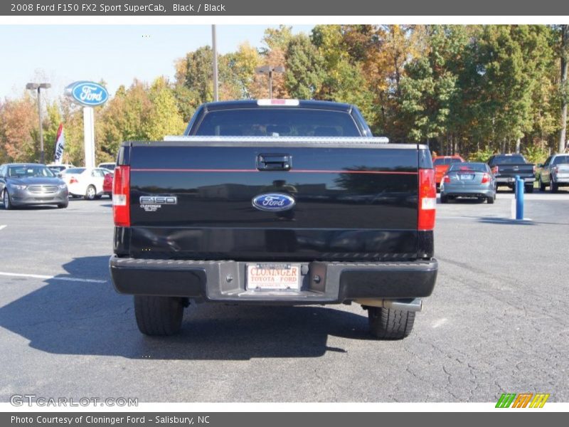 Black / Black 2008 Ford F150 FX2 Sport SuperCab