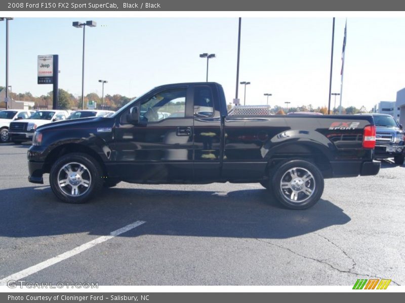 Black / Black 2008 Ford F150 FX2 Sport SuperCab