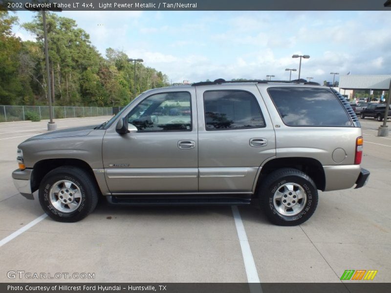 Light Pewter Metallic / Tan/Neutral 2002 Chevrolet Tahoe LT 4x4
