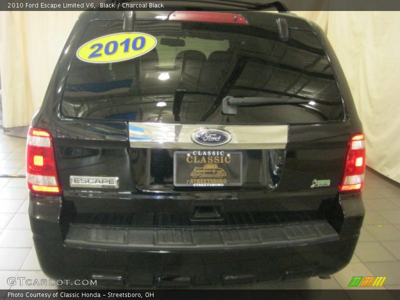 Black / Charcoal Black 2010 Ford Escape Limited V6