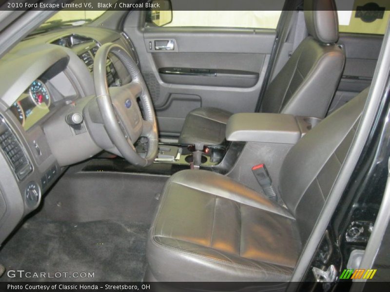 Black / Charcoal Black 2010 Ford Escape Limited V6