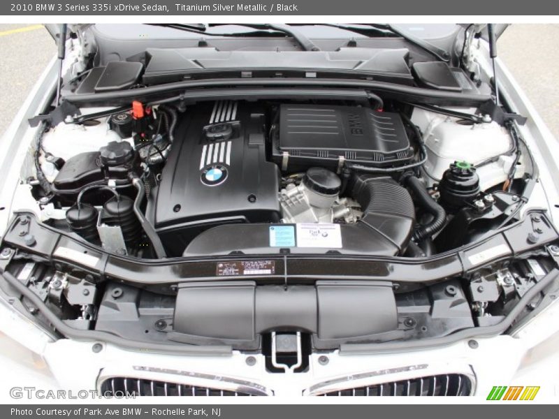 Titanium Silver Metallic / Black 2010 BMW 3 Series 335i xDrive Sedan