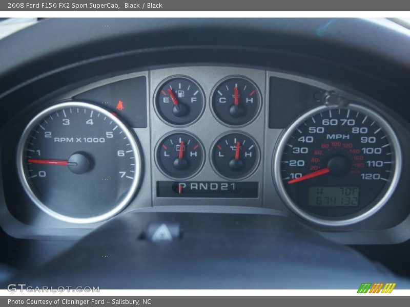  2008 F150 FX2 Sport SuperCab FX2 Sport SuperCab Gauges