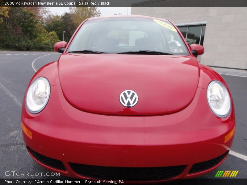 Salsa Red / Black 2008 Volkswagen New Beetle SE Coupe