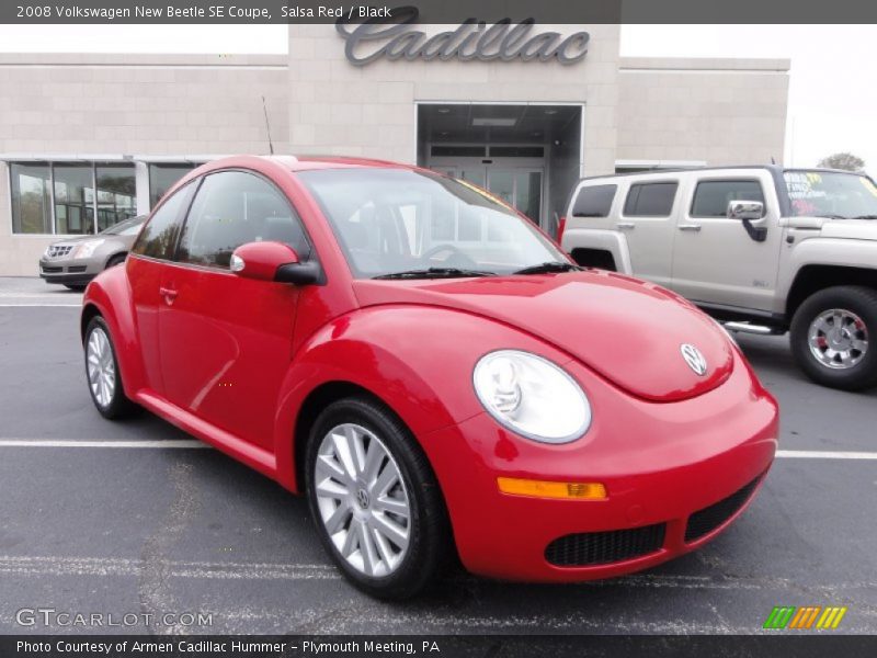Salsa Red / Black 2008 Volkswagen New Beetle SE Coupe