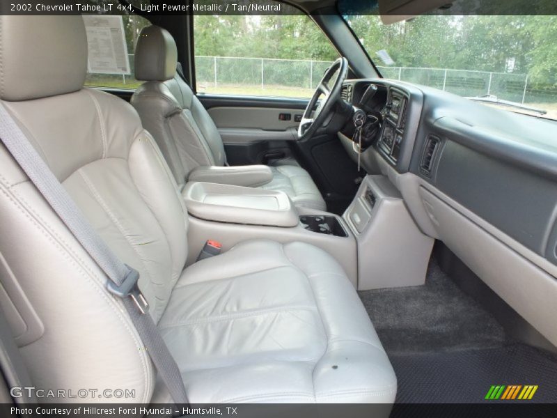 Light Pewter Metallic / Tan/Neutral 2002 Chevrolet Tahoe LT 4x4
