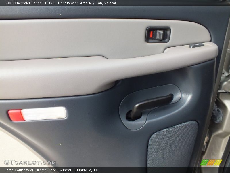 Light Pewter Metallic / Tan/Neutral 2002 Chevrolet Tahoe LT 4x4