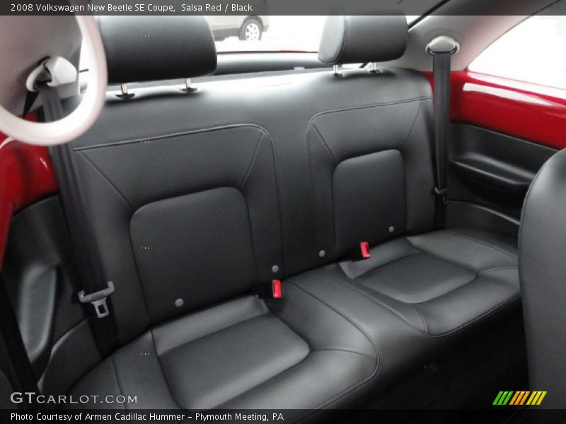 Rear Seat of 2008 New Beetle SE Coupe