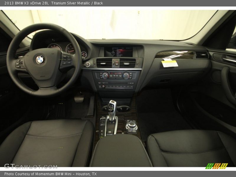 Titanium Silver Metallic / Black 2013 BMW X3 xDrive 28i
