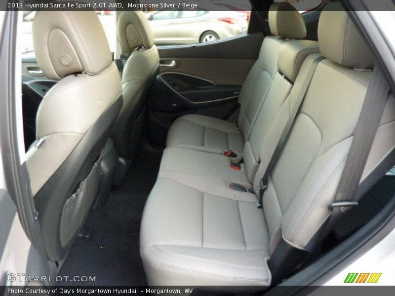 Rear Seat of 2013 Santa Fe Sport 2.0T AWD