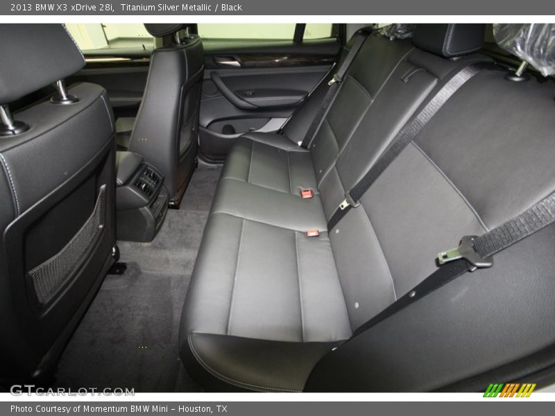 Titanium Silver Metallic / Black 2013 BMW X3 xDrive 28i