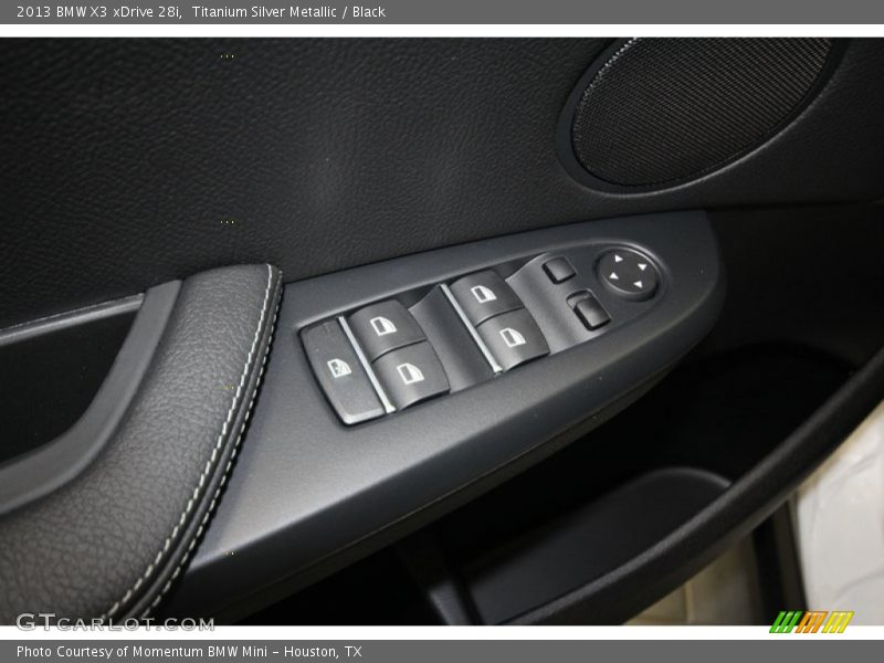 Titanium Silver Metallic / Black 2013 BMW X3 xDrive 28i